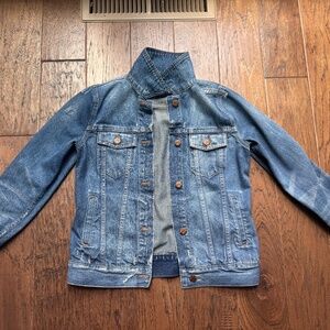 Madewell Distressed Denim Jacket - size S